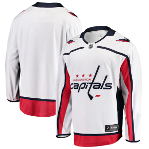 Herren Washington Capitals Eishockey Trikot Fanatics Branded Weiß Breakaway Auswärts